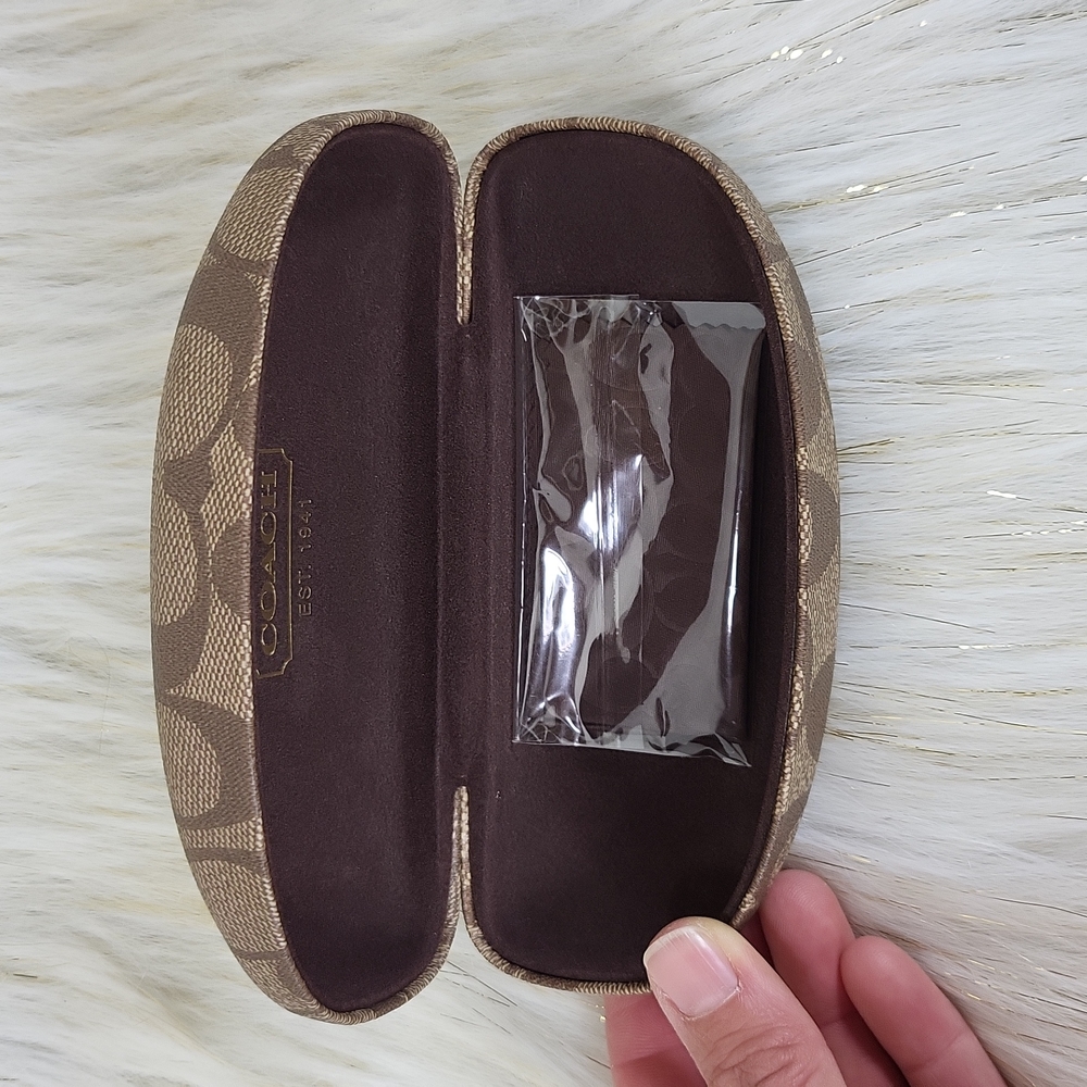Coach Signature Glasses Case - Picture 3 of 5